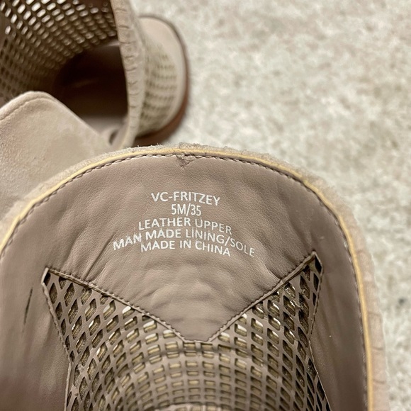 Vince Camuto Peep Toe Booties - Picture 4 of 5